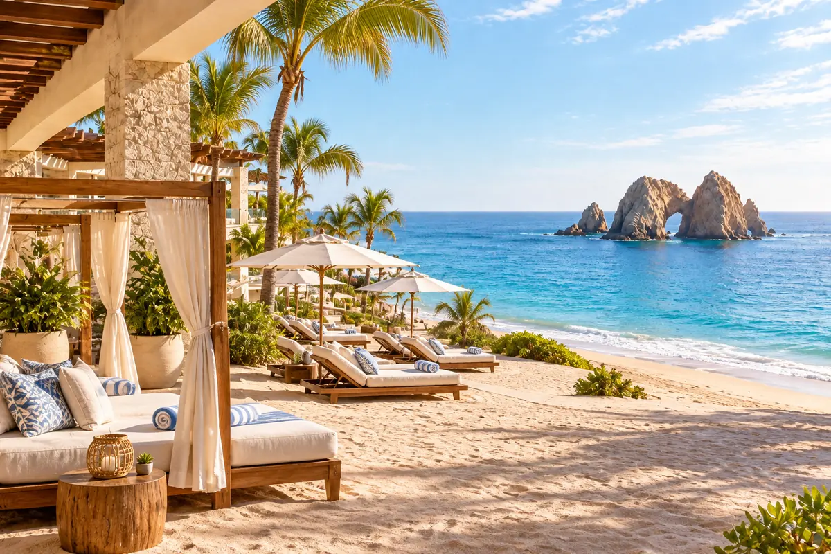 Dreams Los Cabos Suites Golf Resort & Spa: illustrative photo of the beach or spa garden