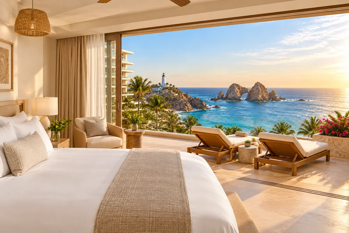 GR Solaris Lighthouse: illustrative photo of a guest suite