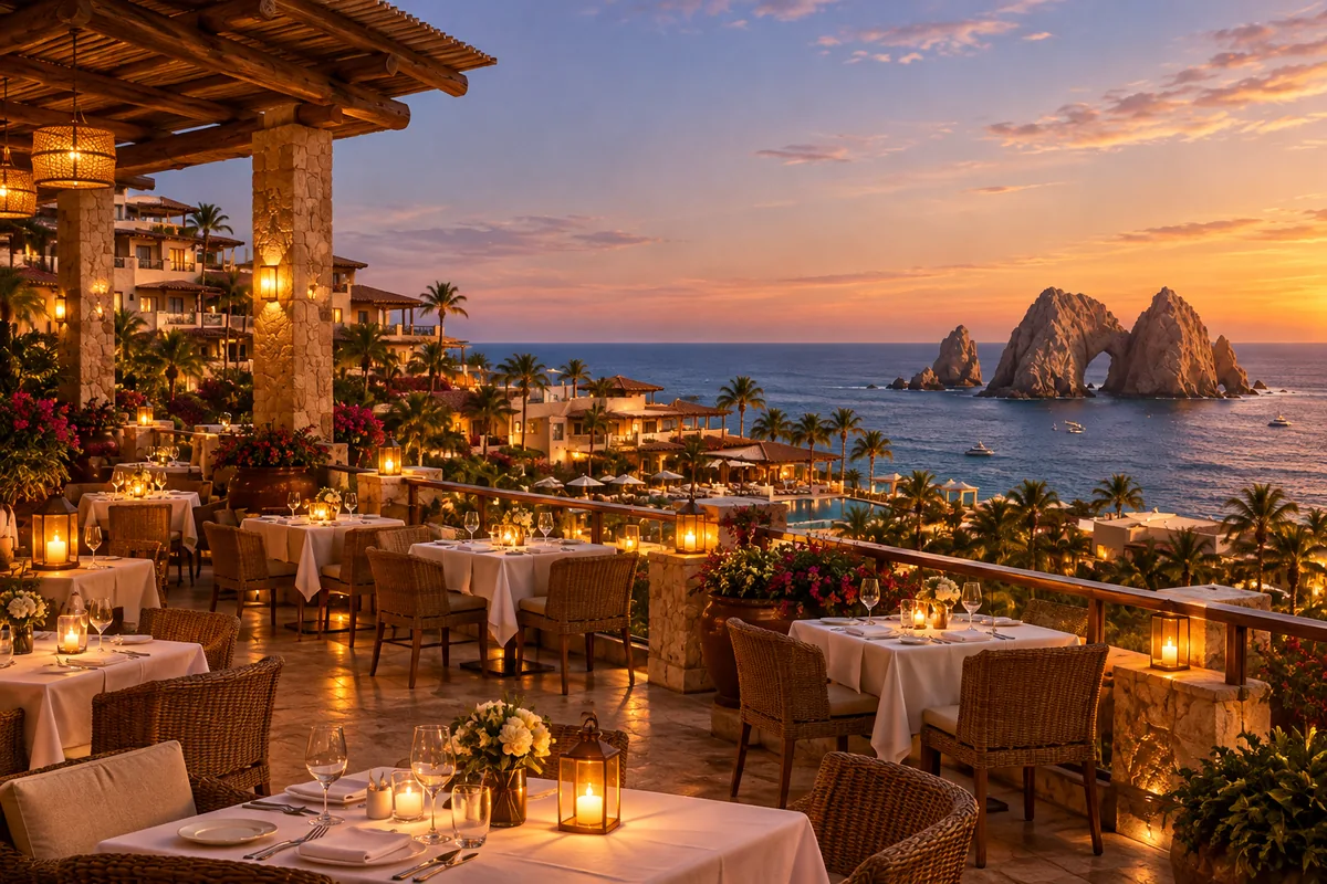 Grand Fiesta Americana Los Cabos: illustrative photo of the restaurant terrace