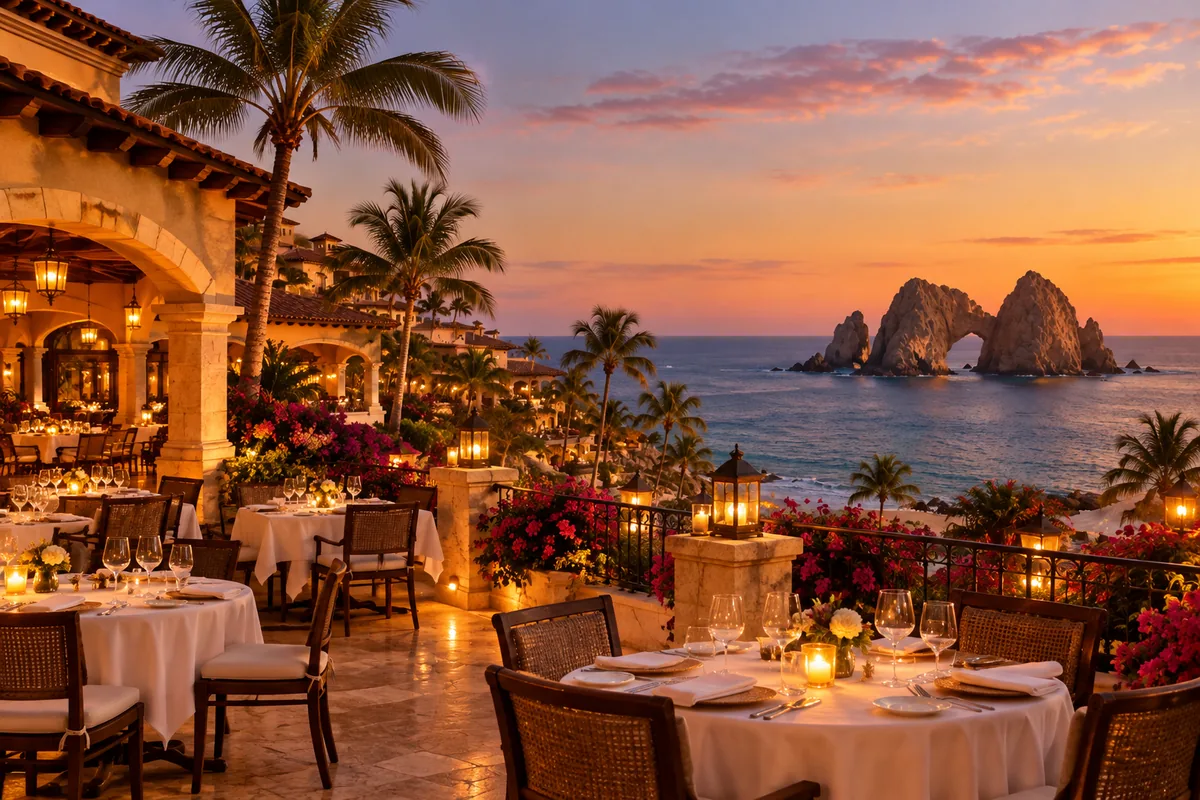 Hacienda del Mar Los Cabos: illustrative photo of the restaurant terrace