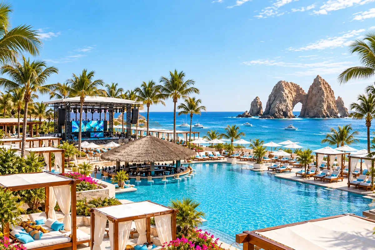 Hard Rock Hotel Los Cabos: illustrative photo of the main pool