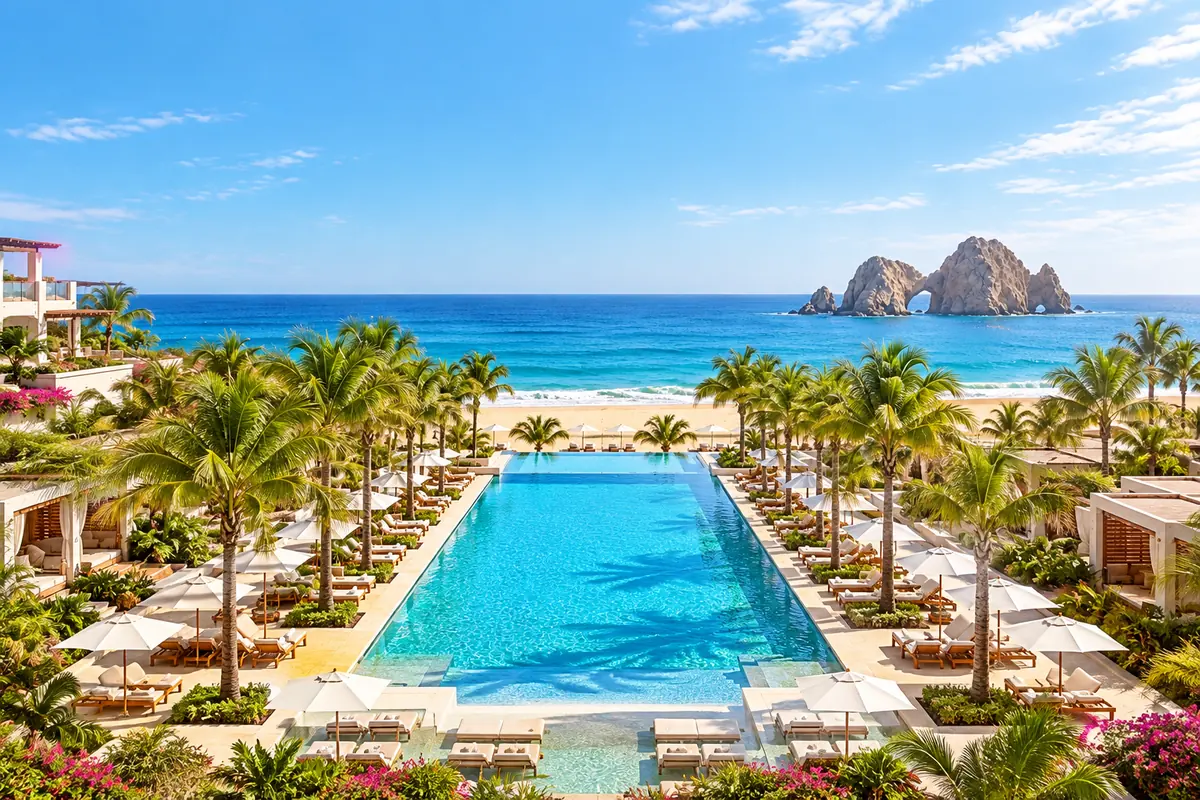 Krystal Grand Los Cabos: illustrative photo of the main pool