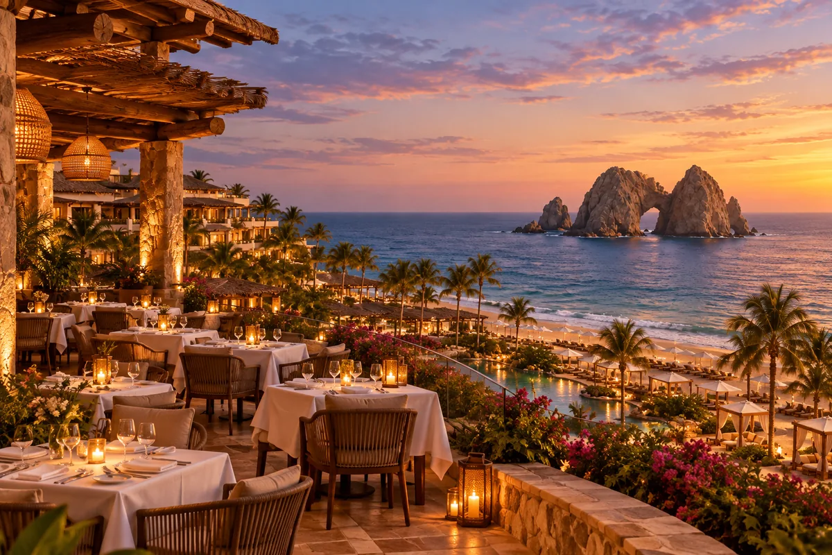 Paradisus Los Cabos: illustrative photo of the restaurant terrace