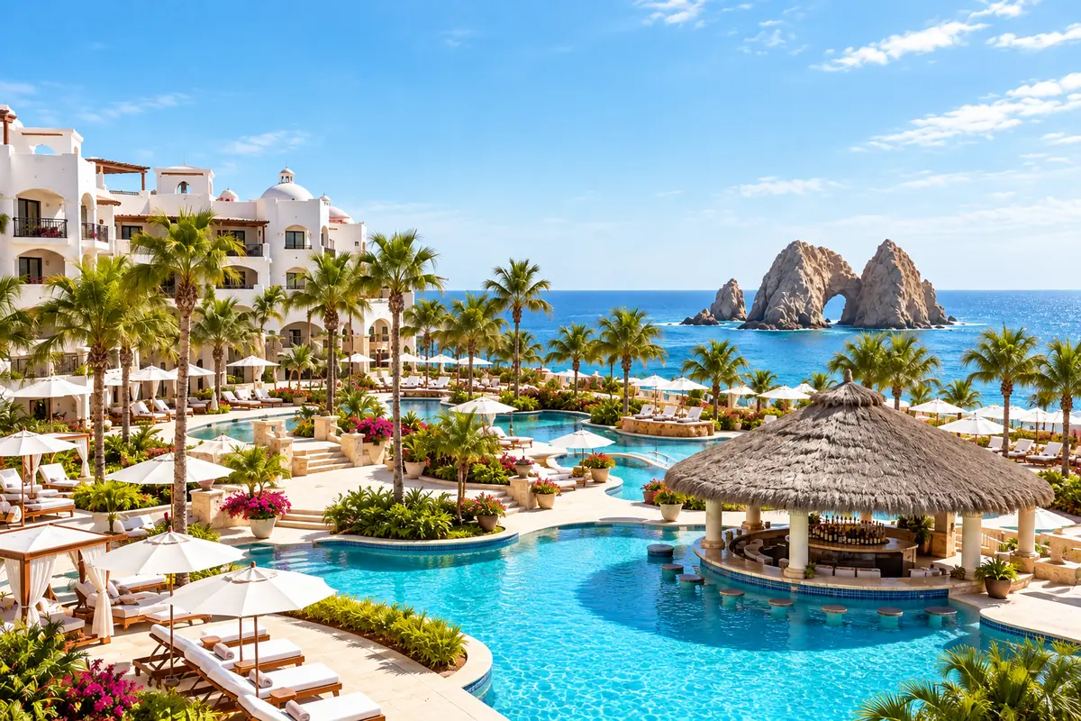 Riu Palace Baja California: illustrative photo of the main pool