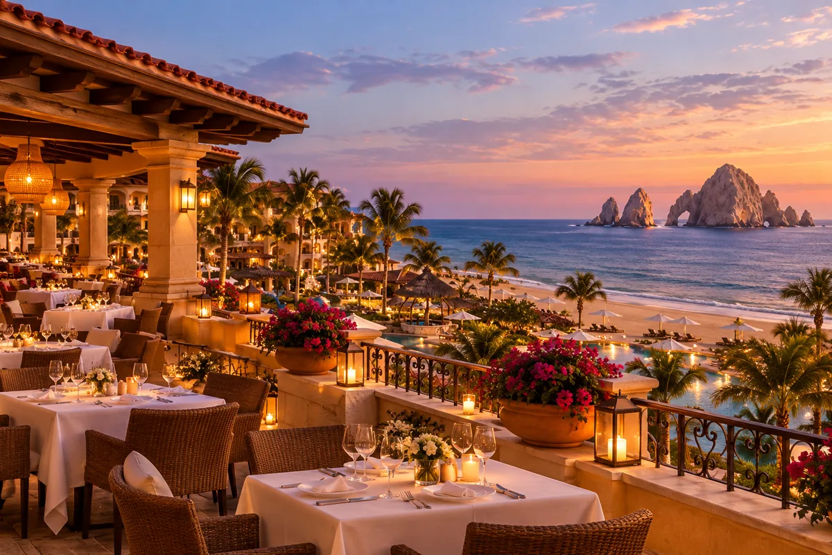 Villa del Palmar Beach Resort & Spa: illustrative photo of the restaurant terrace